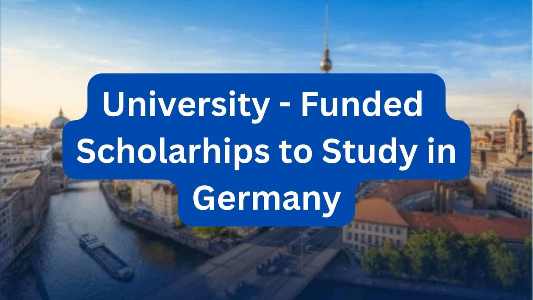 Scholarships In Germany For Indian Students 2024