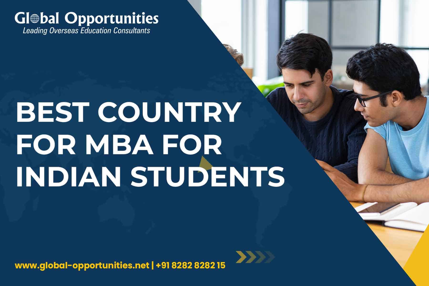 Best Country for MBA for Indian Students