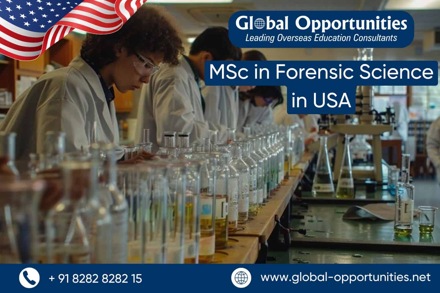 MSc in Forensic Science in USA